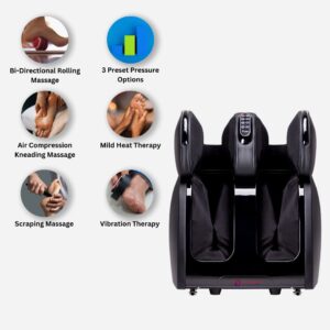 foot and thigh massager features